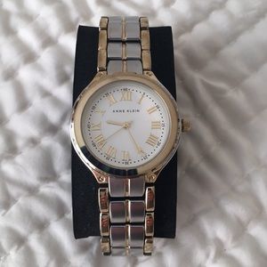 Anne Klein two tone watch